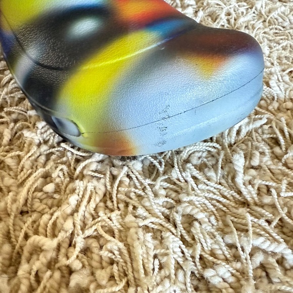 Crocs Bistro Graphic Clog Neon Tie Dye Work Casual Mens Size 13 - Picture 10 of 10